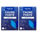 Hyland의 Calms Forte' Sleep Aid Tablets, Nervous Tension 및 Occasional Sleeplessness, 100 Count (패키지 2)