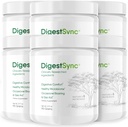 DigestSync 소화 보충교재 Gut 건강 - 소화 지원을 위한 자연적인 분말, 여자 & 남자, 100% 자연적인 녹색 분말을 위한 완화 - 6 달 공급