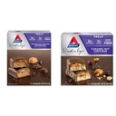 Atkins Endulge 초콜릿 Caramel Mousse Bar 5 카운트 및 Caramel Nut Chew Bar 5 카운트 번들