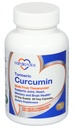 심황 쿠르쿠민 - 합동, 심장, 기억 & 600 mg Theracurmin를 가진 뇌 보충교재, 높게 흡수성 쿠르쿠민 보충교재, 60 채식 Curcumin 및 심황 캡슐, 30 일 공급