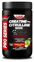 직업적인 시리즈 힘 크레아틴 + Citruline 8000. Strenght & stamina의 내구시간, Lean 대량, 펌프. 사과 풍미 400g