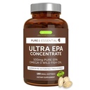 Igennus Ultra Pure Omega-3 EPA 500mg, 높게 집중된 IFOS는 야생 물고기 기름, 진보된 rTG Triglyceride 모양, 비 GMO, 180 작은 Softgels를 증명했습니다