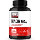 ForCE FACTOR Niacin 비타민 B3는 세포질 에너지와 심장 혈관 건강을 지원하기 위하여, Niacin 500mg 심장 건강 보충교재, 채식주의자, 젤라틴 없음, 비 GMO, 100개의 식물성 캡슐