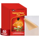 50 조사 Capsaicin 패치, 4.72 "x7.08" 뜨거운 Capsicum 패치