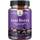 Natures Craft Acai Berry Antioxidant Support 체중 감량 여성 및 남성을위한 보충 - 비타민 미네랄 산화 방지제 공식 지원 면역 체계 및 부스트 에너지 인지 건강 - 60 서빙