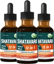 Menopause Relief & PMS Support, Wild Yam & Vitex Berry, 6oz와 12-in-1 초본 혼합을위한 Shatavari 호르몬 하모니 드롭