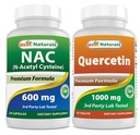 제일 자연적인 NAC 600 mg & Quercetin 1000 mg