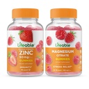 Lifeable 아연 50mg + 마그네슘, Gummies 번들 - 훌륭한 타스팅, 비타민 보충, 글루텐 무료, GMO 무료, Chewable 거미