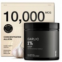 10,000mcg Allicin을 가진 마늘 캡슐 - 무취 - 최대 Potency를 위한 50:1 추출물 - 제 3 자 실험실 - 60 채식 캡슐