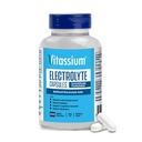 Vitassium Electrolyte 캡슐, POTS와 높은 나트륨 다이어트 (500mg 나트륨 - 100mg 칼륨)의 관리를위한 전해질, 불연, 200 소금 알약 (크기 0)