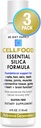 Cellfood Essential 실리카 노화 방지 공식 - 4 fl oz, 3 Pack - 건강한 뼈, 관절, 머리, 피부, 손톱, 치아 및 Gums 지원 - 흡수하기 쉬운 - 글루텐 & Thiaminase 무료, 비 GMO - 120 일 공급