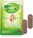반지 귀를 위한 틴니우스 패치,Tinnitus Ear Patchs Natural Formula for Earaches (12 패치)