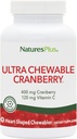NaturesPlus Ultra Chewable Cranberry - 90 Love Berries Tablets, Pack of 2 - Urinary Tract Health - Non-GMO, 글루텐 프리 - 90 Total 서빙