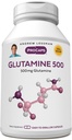 ANDREW LESSMAN 글루타민 500 mg - 60 캡슐 - 무료 양식 아미노산. 지원 해골 근육, 위장 건강. 건강한 Kidneys, Liver, Heart, Brain 유지. 간편한 캡슐.