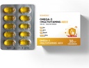 오메가-3, 여자와 남자를 위한 Multivitamin를 가진 Multivitamins, 비타민 A, 비타민 E 및 비타민 D3를 가진 Enteric 입히는 물고기 기름 DHA/EPA Immune 기능 지원 (1 Box 30 Softgels)를 위한 비타민 D3