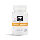 전체 식품 시장, 고순도 베타 카로틴, 7500mcg 비타민 A, 100 채식 캡슐에 의해 365