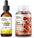 야생 & 유기 심황 생강 Tincture 2 fl oz & Tart Cherry Gummies