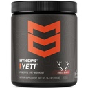 MTN OPS Yeti Pre-Workout 분말 Creatine, 200mg Caffeine & Beta Alanine, 30-Serving Tub, Bugle Berry를 가진 에너지 음료