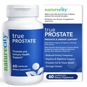 NatureCity True-Prostate Urinary Tract & Prostate Support Supplement for Men's Health Cranberry Extract & Super Beta Prostate Sitosterol Complex 60 캡슐 - 남성 건강
