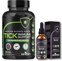 Zenmen 면역 지원 번들 : Tick Immune 지원 및 마늘 Tincture