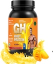 GH WHEY Protein, Ultra Premium Faster Recovery, 흡수 및 린 근육 성장 (1.1lbs, 망고 맛)
