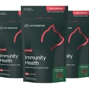 VetriScience Lysine Immunity 건강 Chews, 250 mg Lysine 플러스 이마네 보충교재를 위한 알레르기, Sneezing, Runny Nose 및 Watery 눈, 닭, 3 팩