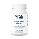 Vital Nutrients 포도 씨앗 추출물 100mg | 순환, 모세관 및 정맥 건강에 대한 잠재적 인 산화 및 지원 | 글루텐, 낙농, 콩 무료 | 비 GMO | 90 캡슐