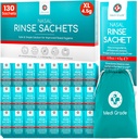 Medi Grade Sinus Rinse Packets – Nasal Rinse Essentials Kit of 130 x Salt Packets and 편리한 Storage Bag - Effortless Nasal Irrigation at Home 또는 Neti Pot Salt Packets와 함께 이동하십시오.