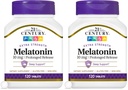 21세기 Melatonin 10 Mg는 방출, 120의 조사 (2의 포장)를 머리말을 붙였습니다