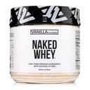 NAKED Vanilla Whey Protein 1Lb, 만 3 재료, 모든 천연 잔디 볶음 와이 단백질 분말 + 바닐라 + 코코넛 설탕 - GMO-Free, Soy Free, 글루텐 무료. 아이 근육 성장, 12 서빙