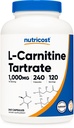 과량 L 카르니틴 타트레이트 1,000mg, 240 캡슐 - 캡슐 당 500mg, 120의 서빙