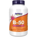지금 식품 보충제, 비타민 B-50 mg, 에너지 생산 *, 신경 시스템 건강 *, 250 정제