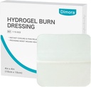 Dimora Hydrogel Burn Dressing 4" x 4" - 소문 화상 & 부상, 소문 화상 패드, 컷, 마모 (10 개)
