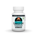 Source Naturals Ginkgo-24 - Ginkgo Biloba 추출물 120 mg 지원 정신 건강 - 60 정제