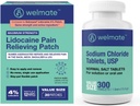 WELMATE 회복 뭉치: 염화 나트륨 정제, 300ct + 4% 리도카인 Numbing 패치 30 ct