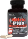 Nitric Plus- 800mg L Arginine- 400mg L Citrulline- Extra Strength Nitric Oxide Pills | 30mg Niacin - 고성능 운동 | 남성과 여성을위한 산화 질소 보충제| 60 Count