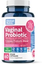 여성 pH 균형을위한 임상 Nutra 질 프로바이오틱스, Prebiotics & Lactobacillus Blend와 질 냄새 제어 - 여성 건강 보충 건강한 질 Flora 지원 60 캡슐