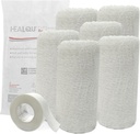 Kerlix Gauze Bandage Rolls - 4 1/2 in x 4.1 Yds, 6 Ply - 6 Single Sterile Pocuhes- Extra Absorbency - 유액 무료, 병원 등급 코튼 Fluff Bandage Wrap Krinkle Style - 부상 치료 및 응급 처치
