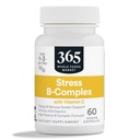 전체 식품 시장의 365, 비타민 C, 에너지 및 자연 시스템 지원, 채식, 60 캡슐과 스트레스 B-Complex