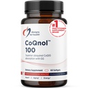 건강 CoQnol 100mg을 위한 디자인 - 우량한 Bioavailability + 독점적인 흡수 기술을 가진 CoQ10 Ubiquinol - GG를 가진 두 배 CoenzymeQ10 부스트 - 심장, 건강한 시효 + 세포 지원 (60 Softgels)