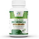유기 아우라 모링가 캡슐 - 240 Ct 도매 팩. Energy, Metabolism, Lactation, Immunity & Joint Health를 위한 정통 원료 Moringa 잎 보충교재. Whole Leaves 녹색 슈퍼 푸드 영양.