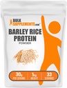 BulkSupplements.com Barley 쌀 단백질 분말 - Vegan Protein Powder, Sports Nutrition - Unflavored & Dairy Free, 서빙 당 30g, 1kg (2.2 파운드) (팩 1)