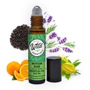 Wild Essentials Motion Ease Essential Oil Roll On, 10ml Motion Sickness, Nausea, Upset Stomach, Vertigo, Dizzy, Seasick, Carsick, Organic Jojoba Oil, 사용 준비, Moisturizer, 모든 자연