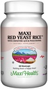 Maxi 건강, Maxi 빨간 효모 쌀 단지 (600 Mg), 60 캡슐