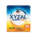 Xyzal 24 시간 알레르기 완화 약, 본래 처방전 힘 Antihistamine, Levocetirizine Dihydrochloride 정제 5 mg, 55 조사