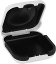 보청기 케이스 단단한 작은 Splashproof 2.16" *2.04" *0.39" 2 보청기, ITE, RIC, CIC를 위한 방석된 실내