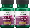 Swanson Hyaluronic 산 복잡한 166 mg 60 모자 (2 팩)