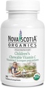 Nova Scotia Organics Children's Chewable Vitamin C (30 Chewable Tablets); 공인 유기농; Vegan, 유기 Acerola Berries