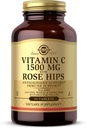 Solgar Vitamin C 1500 mg with Rose HIPS, 90 정제 - 산화 및 면역 지원 - 전반적인 건강 - 건강한 피부 및 관절 지원 - 비 GMO, Vegan, 글루텐 무료, 낙농장 무료, 고약 - 90 서빙