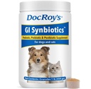 Doc Roy의 GI Synbiotics Probiotic & Prebiotic Granules for Dogs & Cats – 라이브 문화, BgMOS & Beta Glucans와 소화 및 면역 건강 보충 – 닭 맛 – 454g 과립